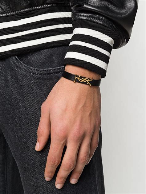 ysl chain bracelet|farfetch saint laurent bracelet.